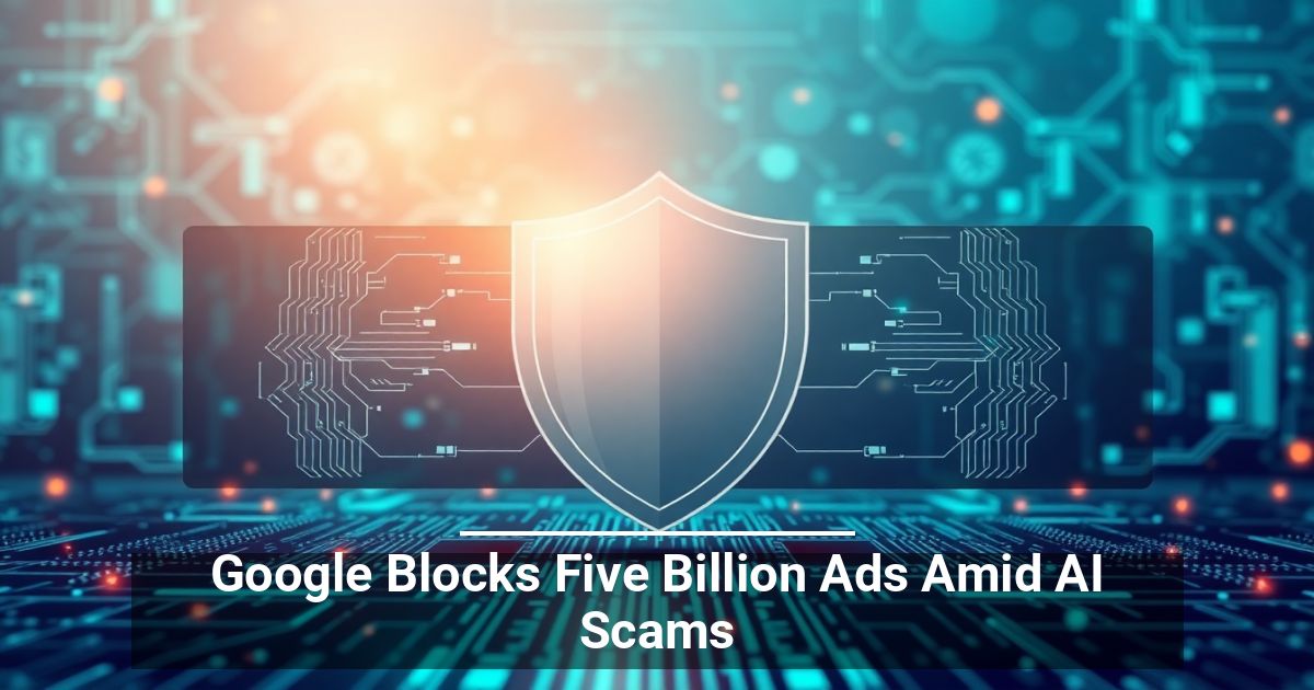 Google Blocks Five Billion Ads Amid AI Scams